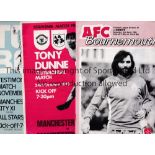 GEORGE BEST Seven programmes in which Best appeared on the line-up page: Bournemouth v Orient 82/3