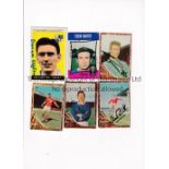 A & BC CARDS Six signed cards from 1958 - 1967, Alan Peacock, Peter Grummitt, Ray Parry, Cyril