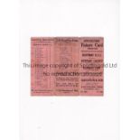 1925/6 ORIGINAL FIXTURE CARD FOR NEWPORT COUNTY AND CARDIFF CITY Issued by Houghton's. Slight