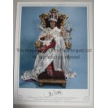 CHARLIE GEORGE Autographed colour 16 x 12 Limited Edition 34 of 75 showing ´King George´ on his