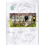 CELTIC AUTOGRAPHS A Weekly News special magazine from 1967 "Celtic Year Of Triumph" and three A4