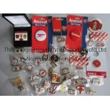 ARSENAL Forty two metal badges from the 1990's and 2000's including 30 match badges. Good