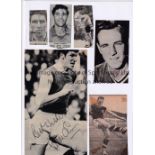 FOOTBALL AUTOGRAPHS Twenty nine signed magazine pictures inc. Harris, England, Crawford, Clayton,