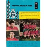 SPAIN V NORTHERN IRELAND 1970 Official Andalucia Football Federation 32 page magazine including a