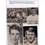 BRISTOL CITY AUTOGRAPHS 1950'S & 1960'S Fifteen signed magazine and newspaper pictures inc. Low,