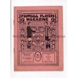FOOTBALL PLAYERS MAGAZINE 1913 Issue dated December 1913, 16 page official magazine of the
