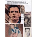 BRISTOL ROVERS AUTOGRAPHS 1950'S & 1960'S Seventeen signed magazine and newspaper pictures inc.