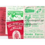 KENT NON-LEAGUE FOOTBALL PROGRAMMES One hundred and eight programmes: 1940's X 3, 1950's X 24,