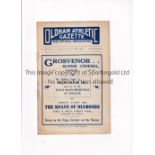 OLDHAM ATHLETIC V STOKE CITY 1922 Programme for the League match at Oldham 26/8/1922, very