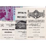 CRYSTAL PALACE MISCELLANY Promotion Souvenir following promotion 60-61, Amateur International