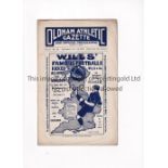 OLDHAM ATHLETIC V EVERTON 1911 Programme for the Lancashire League Reserve team match at Oldham 14/