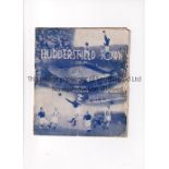 1938/9 HUDDERSFIELD TOWN v ASTON VILLA Programme for the league game at Huddersfield 8/10/1938.