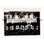 GATESHEAD A 10" x 7" b/w Press team group photo with paper notation on the reverse in 1953. Good