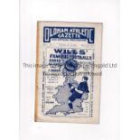 OLDHAM ATHLETIC V BURNLEY 1910 Programme for the League match at Oldham 19/2/1910. Small tape