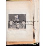 CRICKET AUTOGRAPHS 1970'S A folder with over 90 signed magazine and newspaper pictures including