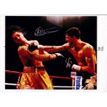 BOXING AUTOGRAPHS Seven signed 10" X 8" photos including Chris Eubank, John H. Stracey, Sir Henry
