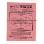 TOTTENHAM HOTSPUR Single sheet home programme for the FLS match v Portsmouth 30/1/1943. Good