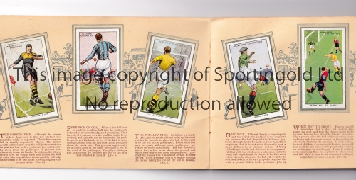 HINTS ON ASSOCIATION FOOTBALL BY JOHN PLAYER & SONS An album complete with all cards attached