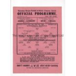TOTTENHAM HOTSPUR Home programme for the FLS match v Luton Town 20/2/1943. Good