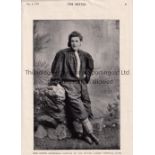 NETTIE HONEYBALL / LADIES FOOTBALL 1895 A 12" X 8" picture dated 6/2/1895, issued by The Sketch,
