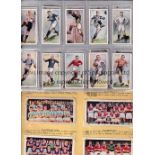 FOOTBALL TRADE CARDS A complete album of Soccer Bubble Gum Cards issued in 1956 and a complete set