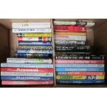 FOOTBALL BOOKS FOR COLLECTION ONLY. Twenty eight hardback football books including Tottenham Hotspur