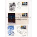 FIRST MOON LANDING 1969 Three U.S. First Day Covers, all date stamped Moon Landing July 20 1969
