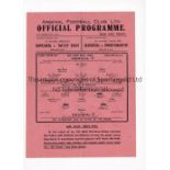 ARSENAL Home single sheet programme for the FLS Cup match v Reading 24/2/1945, folded, team