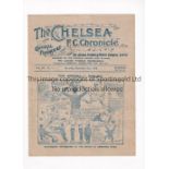 CHELSEA V ARSENAL 1919 Programme for the League match at Chelsea 13/12/1919, slightly creased.