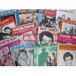 SHEET MUSIC Over 100 sheet music publications 1950's - 1970's including The Lovin' Spoonful, The New