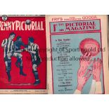 MAGAZINES & NEWSPAPERS 1903 - 1929 Ten issues which contain football and other sports. Pictorial