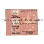 1948 OLYMPIC FOOTBALL FINAL TICKET Sweden v Yugoslavia, ticket for the final at Wembley dated 13/8/