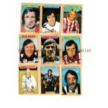 A & BC TRADING CARDS AUTOGRAPHS Twenty three from of the 1973/74 set, including George Graham,