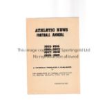 THE ASSOCIATION OF FOOTBALL STATISTICIANS ANNUAL A facsimile produced single volume published by AFS
