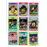 TOPPS TRADING CARDS AUTOGRAPHS Twenty four of the 1976/77 set including Martin Peters, Duncan