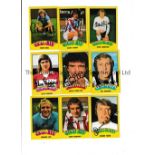 A & BC TRADING CARDS AUTOGRAPHS Twenty of the 1974/75 set including Colin Bell, Geoff Hurst, Alan