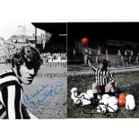 MALCOLM MacDONALD AUTOGRAPHS Four 8 x 6 photos of MacDonald during his time with Newcastle signed in