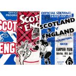 SCOTTISH FOOTBALL PROGRAMMES Twenty four programmes including Scotland homes v England 1948