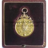 LIVERPOOL 1914 F.A. CUP FINAL MEDAL A boxed gold medal for Liverpool's first F.A. Cup Final in