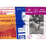 SCOTTISH FOOTBALL PROGRAMMES Approximately 50 programmes with 22 throughout the 1960's and the