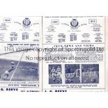 ILFORD F.C. Twelve home programmes for season 1961/2. Most are very slightly creased and some have