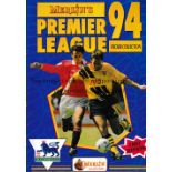 MERLINS STICKER ALBUMS Six Merlin's Premier League Sticker Albums, 1994-1999 inclusive, each album