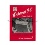 NEUTRAL AT ARSENAL Programme for the London Senior Cup Final, Dulwich Hamlet v Hounslow Town 6/5/