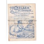 CHELSEA V ARSENAL 1934 / CHAMPIONSHIP ISSUE Programme for the League match at Stamford Bridge 28/4/