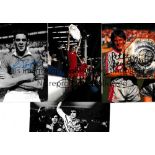 LIVERPOOL AUTOGRAPHS Four 6 x 4 photos of former players 2 x b/w Louis Bimpson, Phil Thompson Alan