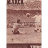 1957 EUROPEAN CUP FINAL Real Madrid v Fiorentina played 30/5/1957 at the Bernabeu, Madrid. ''MARCA''