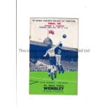 1950 FA CUP FINAL Programme for Arsenal v Liverpool, very slight vertical crease and slightly