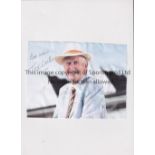 TED DEXTER AUTOGRAPH A hand signed 7.5" X 6" colour picture. Fair