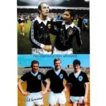 SCOTLAND AUTOGRAPHS Fourteen mainly colour 8 x 6 autographed photographs of former players including