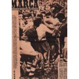 1957 EUROPEAN CUP SEMI FINAL Real Madrid v Manchester United played 11/4/1957 at the Bernabeu,